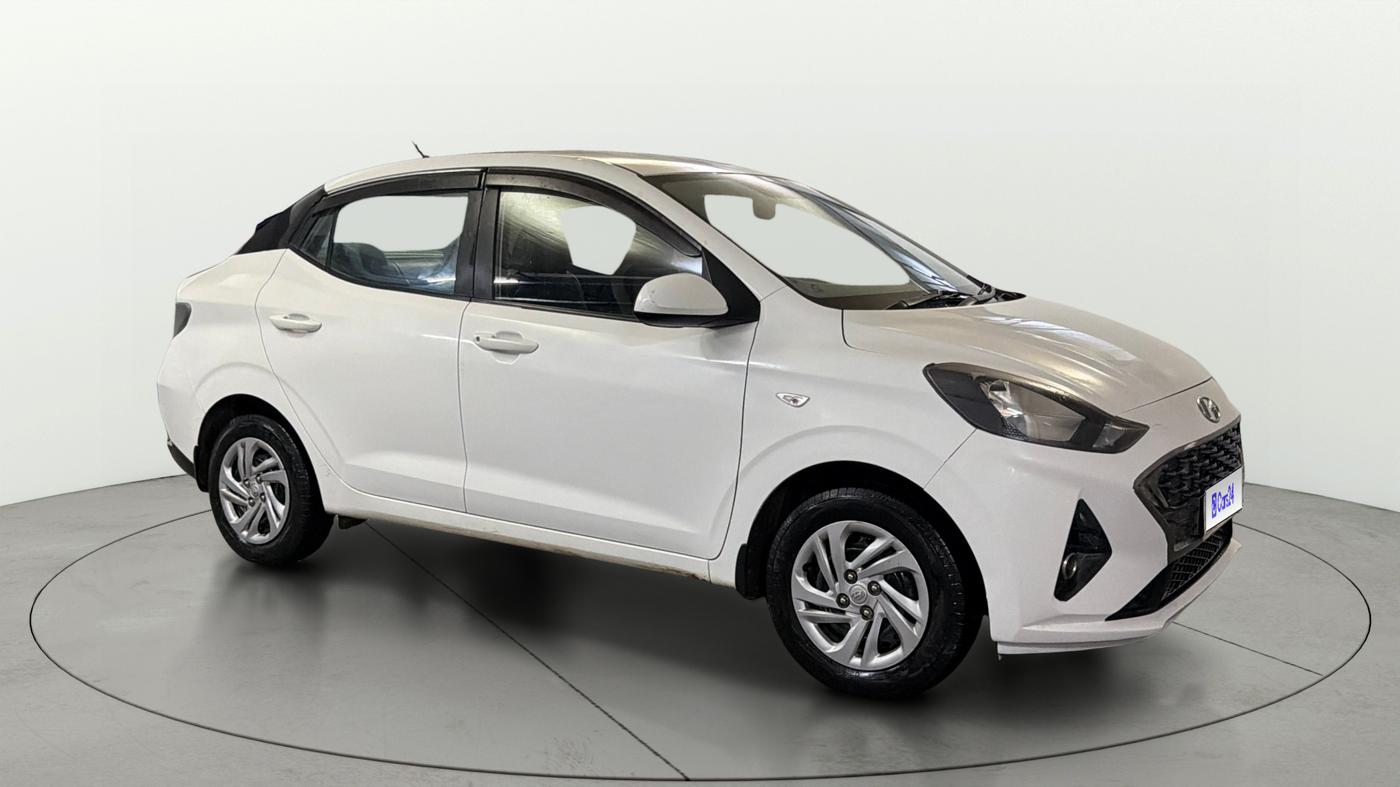 2020 Hyundai AURA S 1.2 CNG, CNG, Manual, 66,943 km, Right Front Diagonal