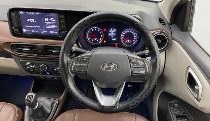 2023 Hyundai AURA SX 1.2, Petrol, Manual, 57,248 km, Steering Wheel Close Up