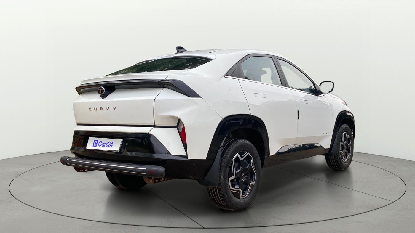 2025 Tata Curvv Pure Plus 1.2 Petrol 7DCA, Petrol, Automatic, 19,533 km, Right Back Diagonal