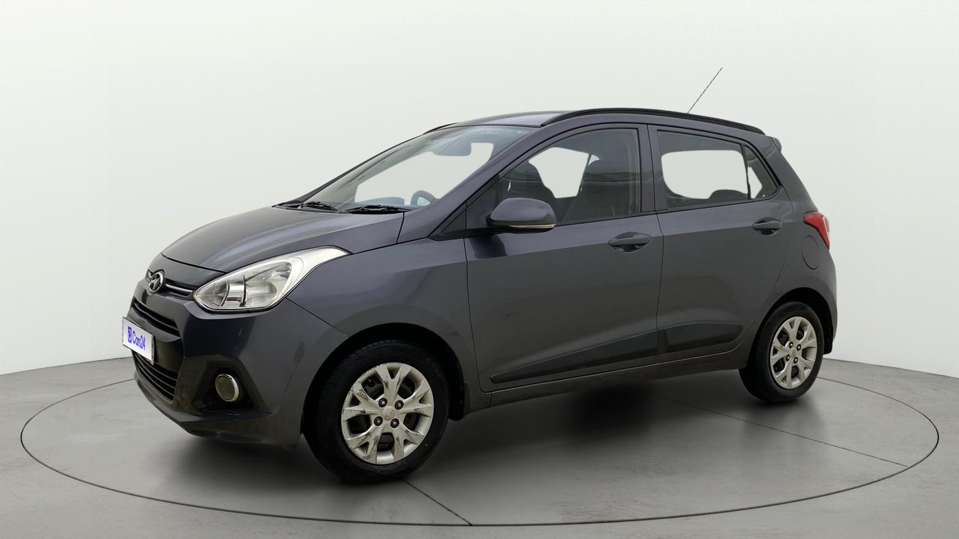 2015 Hyundai Grand i10 SPORTZ 1.2 KAPPA VTVT, Petrol, Manual, 98,620 km, Left Front Diagonal