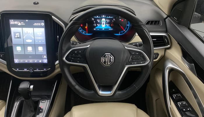 2021 MG HECTOR SHARP 1.5 PETROL CVT, Petrol, Automatic, 41,702 km, Steering Wheel Close Up