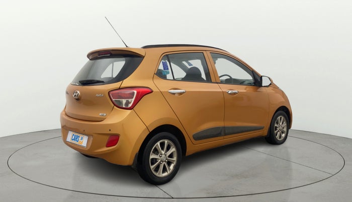 2016 Hyundai Grand i10 ASTA (O) 1.2 KAPPA VTVT, Petrol, Manual, 40,096 km, Right Back Diagonal