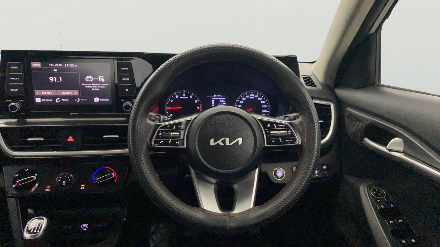 2023 KIA SELTOS HTK PLUS 1.5, Petrol, Manual, 77,560 km, Steering Wheel Close Up