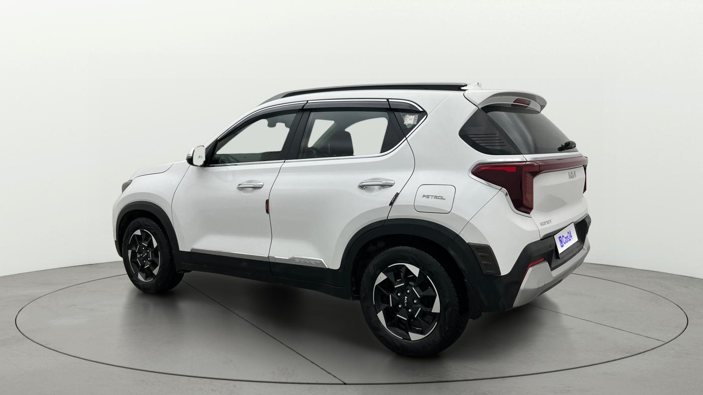 2025 KIA SONET HTK Plus (O) 1.2 Petrol MT, Petrol, Manual, 7,376 km, Left Back Diagonal
