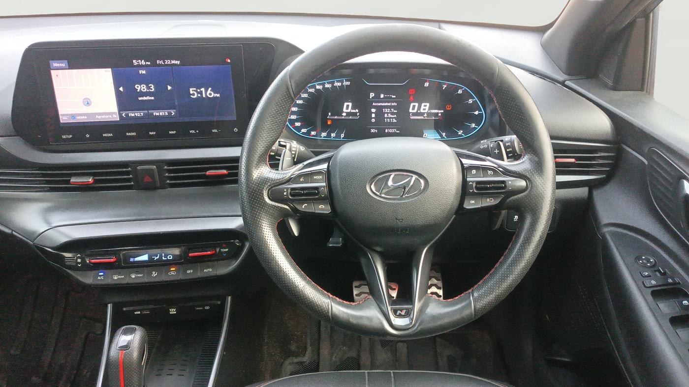 2021 Hyundai NEW I20 N LINE N8 1.0 TURBO GDI DCT, Petrol, Automatic, 80,893 km, Steering Wheel Close Up