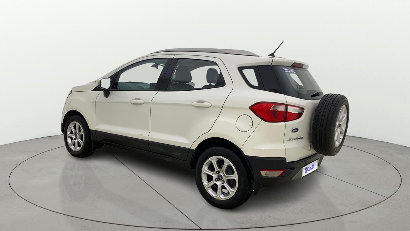 2018 Ford Ecosport TITANIUM + 1.5L PETROL AT, Petrol, Automatic, 96,521 km, Left Back Diagonal