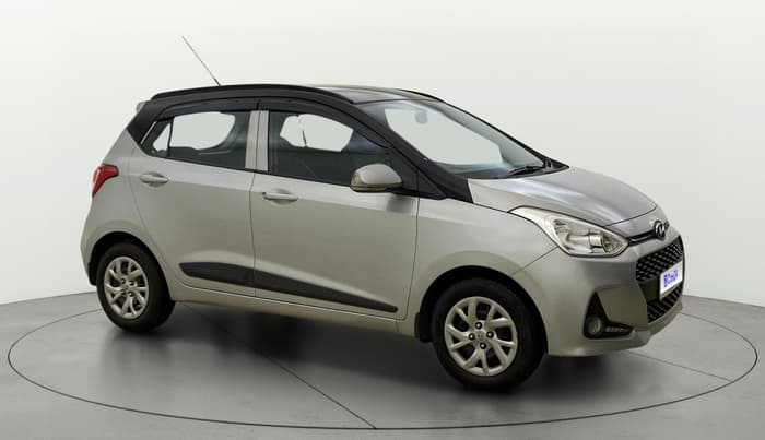 2017 Hyundai Grand i10 SPORTZ (O) 1.2 KAPPA VTVT, Petrol, Manual, 40,361 km, Right Front Diagonal