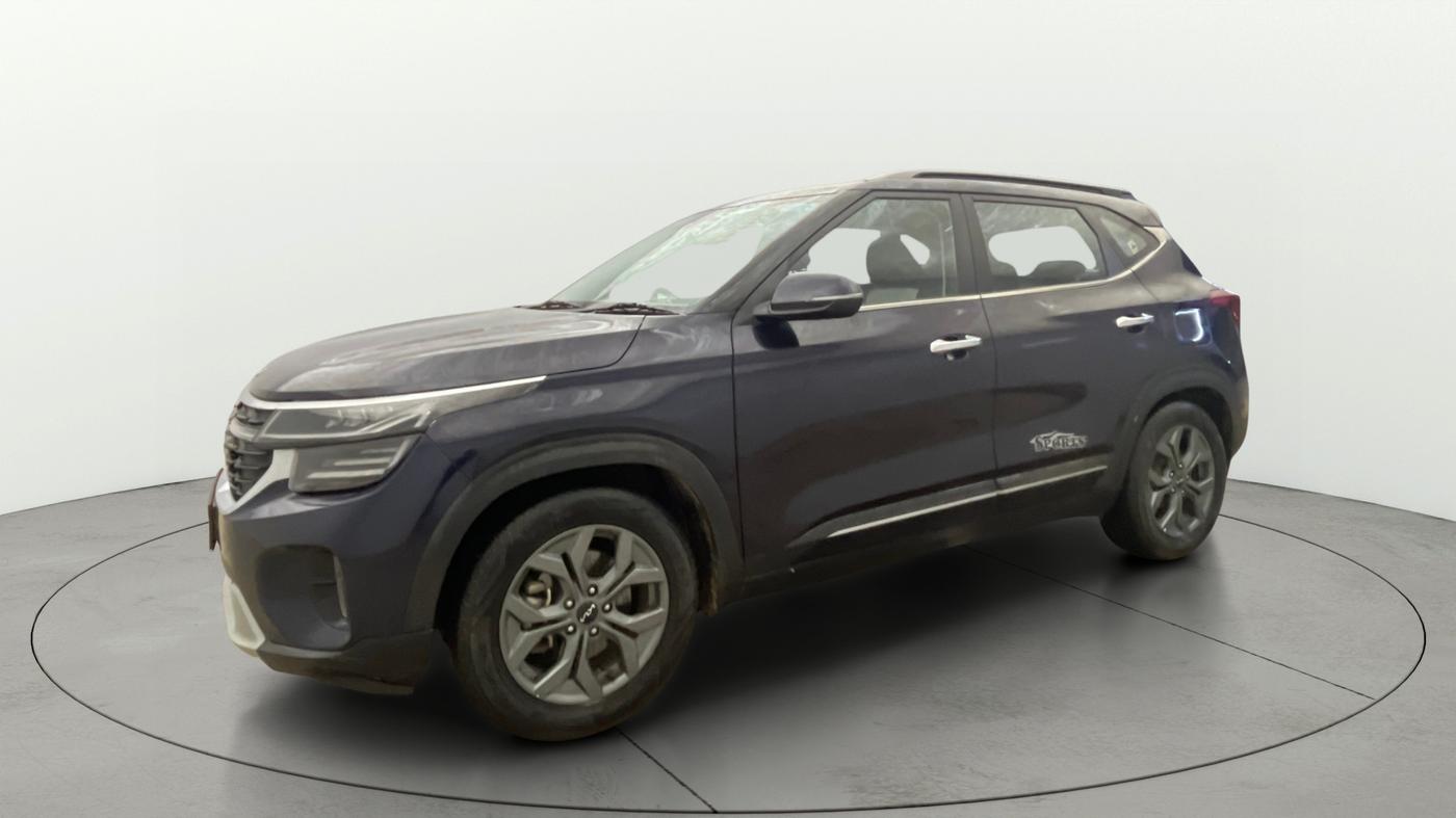 2024 KIA SELTOS  HTX 1.5 PETROL MT, CNG, Manual, 21,801 km, Left Front Diagonal