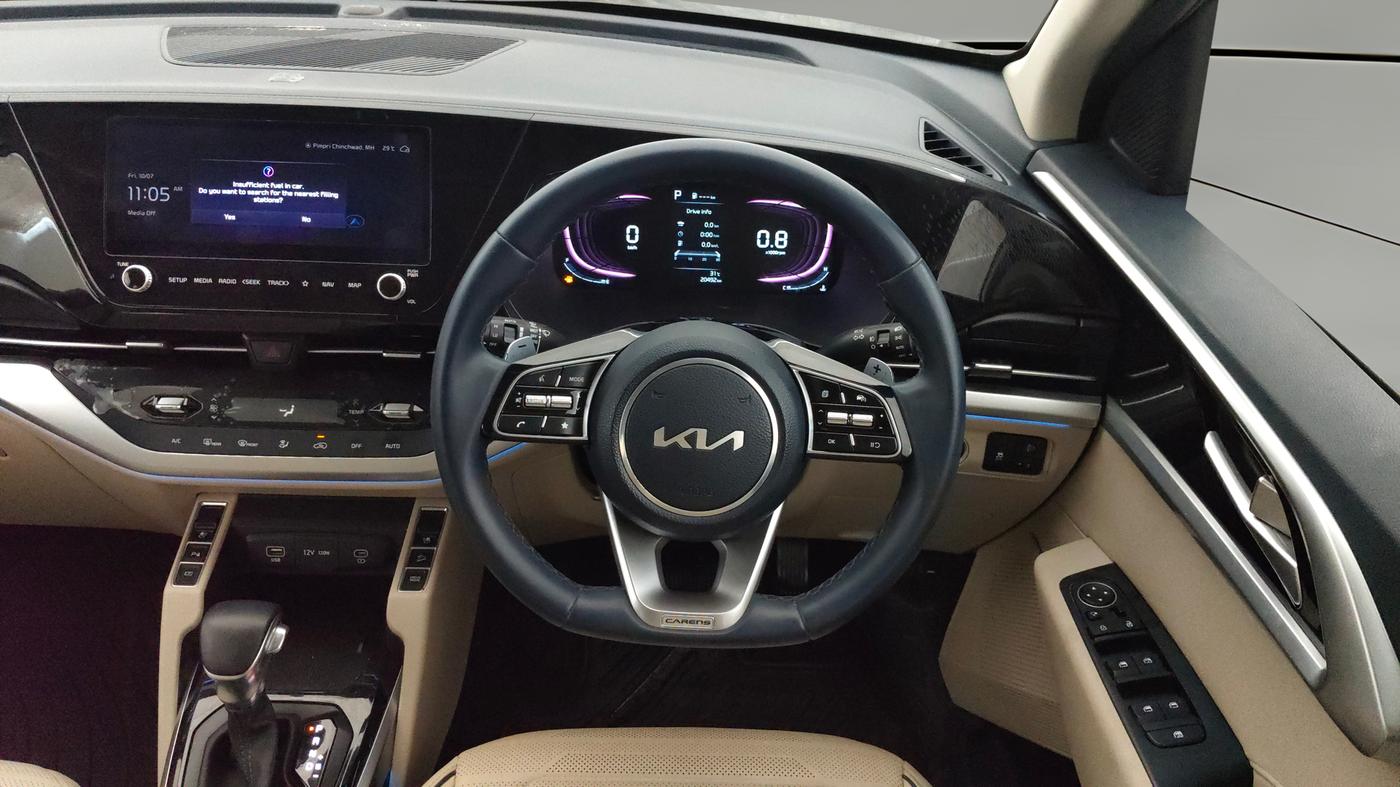 2022 KIA CARENS LUXURY PLUS 1.5 DIESEL AT 6 STR, Diesel, Automatic, 20,469 km, Steering Wheel Close Up