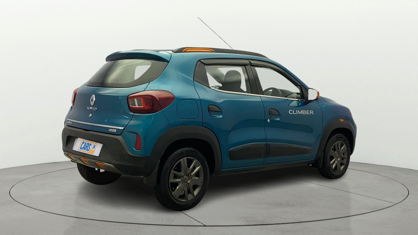 2019 Renault Kwid CLIMBER 1.0 AMT (O), Petrol, Automatic, 37,450 km, Right Back Diagonal