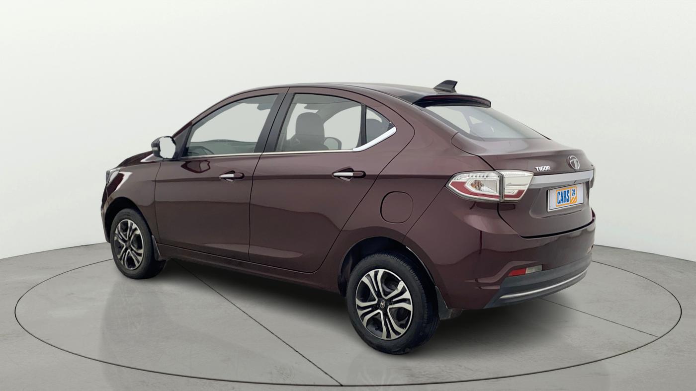 2022 Tata TIGOR XZ PLUS CNG, CNG, Manual, 1,28,878 km, Left Back Diagonal