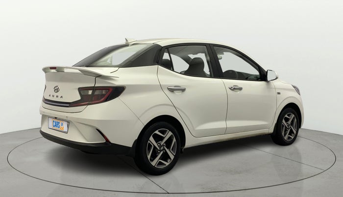 2022 Hyundai AURA SX PLUS 1.2 AMT, Petrol, Automatic, 53,946 km, Right Back Diagonal