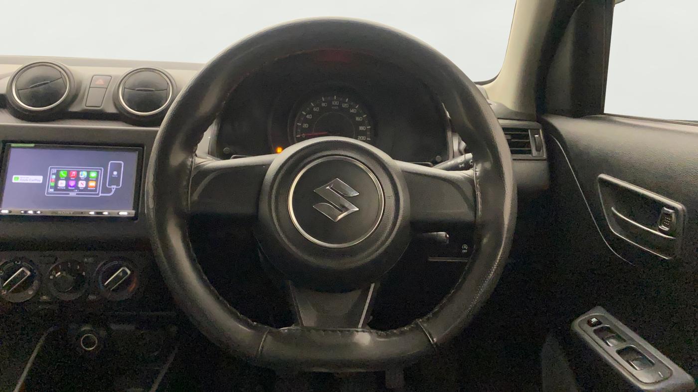 2022 Maruti Swift LXI, Petrol, Manual, 1,09,328 km, Steering Wheel Close Up
