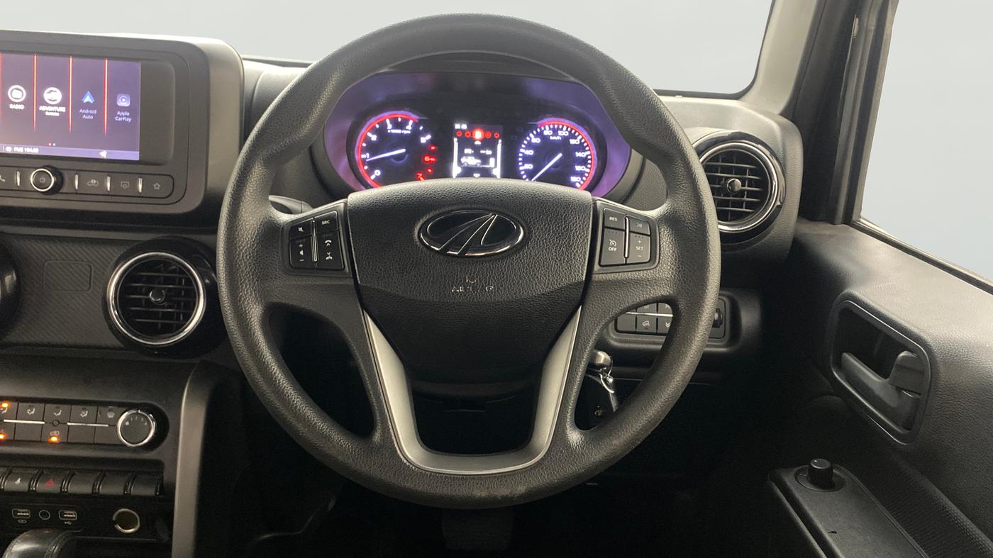 2021 Mahindra Thar LX  P 4WD AT CONVERTIBLE, Petrol, Automatic, 21,785 km, Steering Wheel Close Up