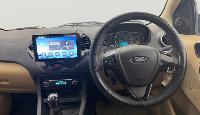 2018 Ford Figo Aspire TITANIUM 1.2 PETROL, Petrol, Manual, 72,187 km, Steering Wheel Close Up