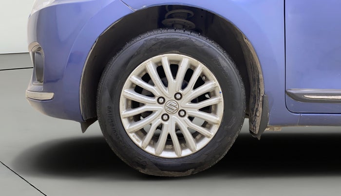 2017 Maruti Dzire ZXI AMT, CNG, Automatic, 97,909 km, Left Front Wheel