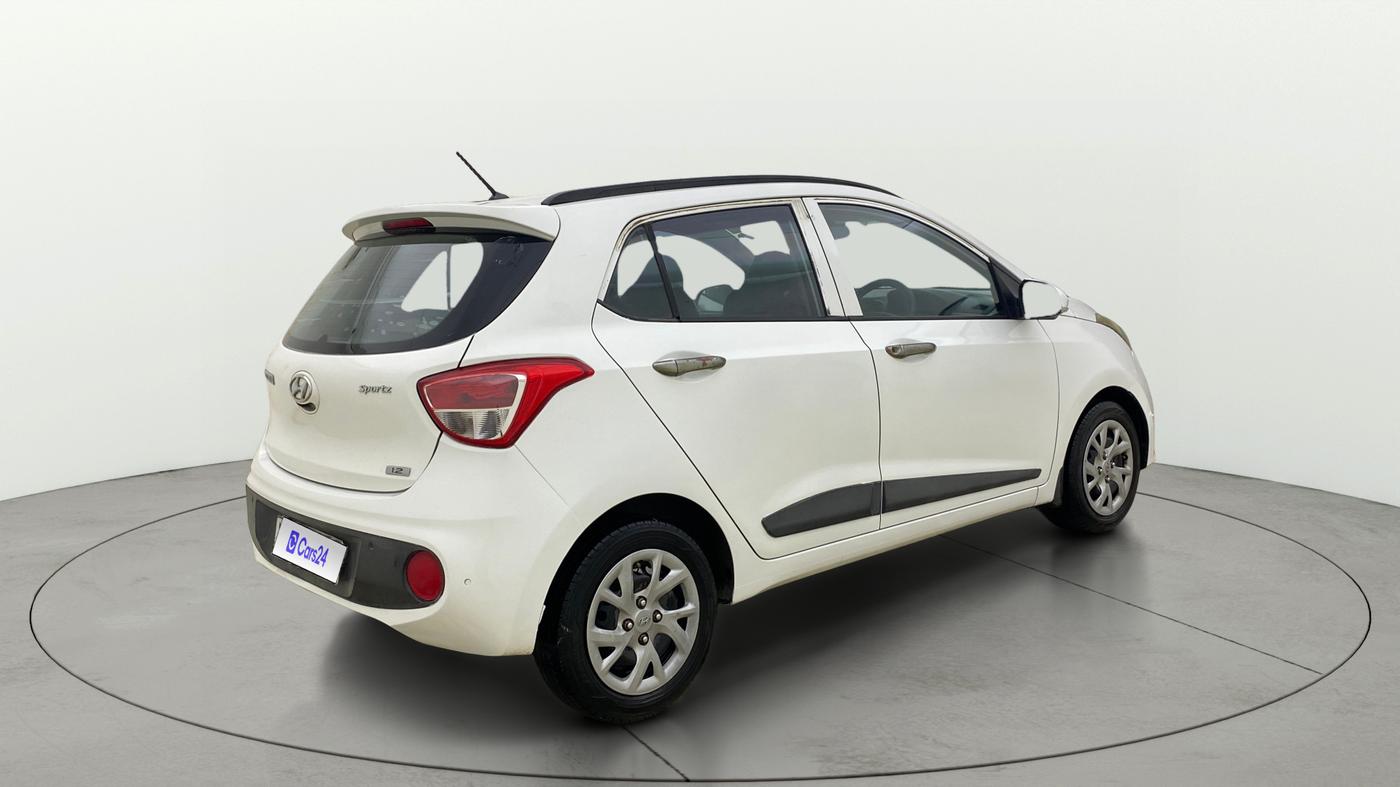2019 Hyundai Grand i10 SPORTZ 1.2 KAPPA VTVT, CNG, Manual, 41,746 km, Right Back Diagonal