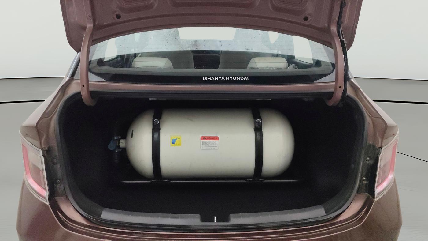 2022 Hyundai AURA S 1.2 CNG, CNG, Manual, 12,695 km, Boot Open Zoomed View