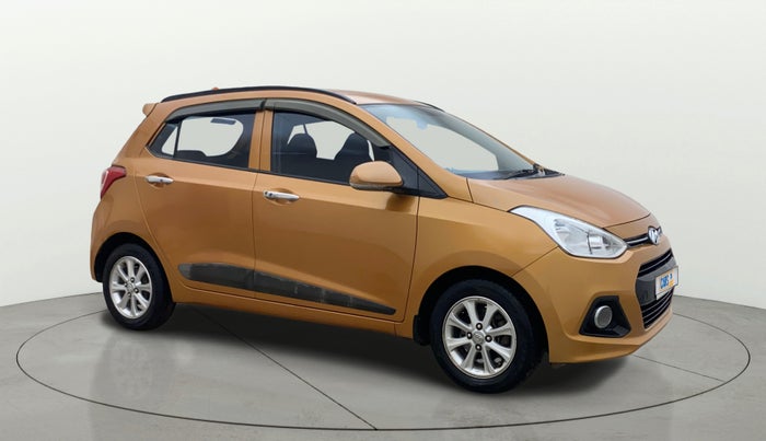 2015 Hyundai Grand i10 ASTA AT 1.2 KAPPA VTVT, Petrol, Automatic, 74,441 km, Right Front Diagonal