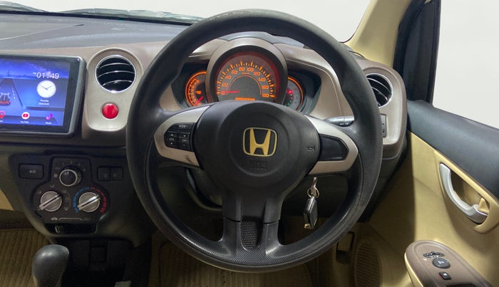 2013 Honda Brio VX AT, Petrol, Automatic, 82,613 km, Steering Wheel Close Up
