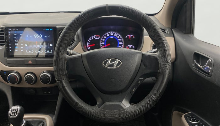 2014 Hyundai Grand i10 SPORTZ 1.2 KAPPA VTVT, Petrol, Manual, 74,156 km, Steering Wheel Close Up