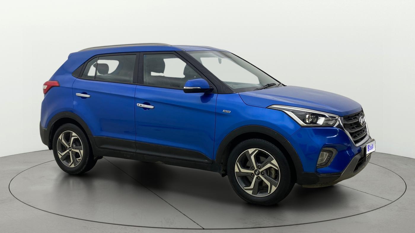 2019 Hyundai Creta SX AT 1.6 PETROL, Petrol, Automatic, 66,033 km, Right Front Diagonal