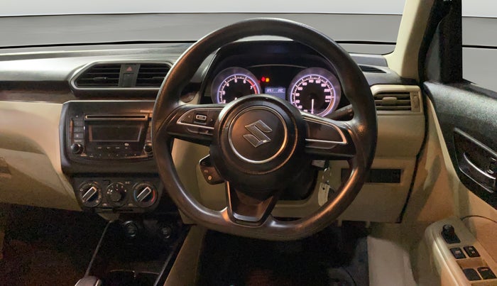 2019 Maruti Dzire VXI AMT, Petrol, Automatic, 25,666 km, Steering Wheel Close Up
