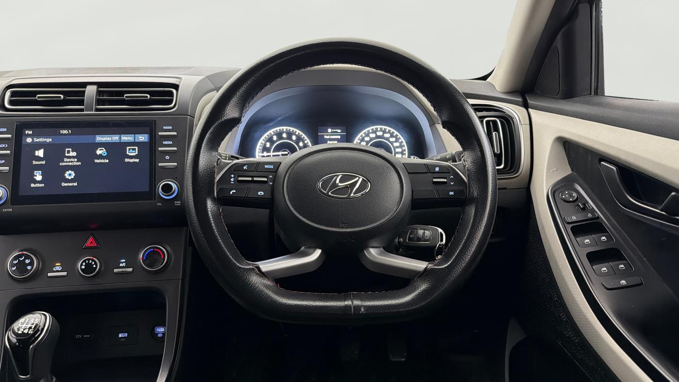 2021 Hyundai Creta EX 1.5 PETROL, Petrol, Manual, 51,236 km, Steering Wheel Close Up