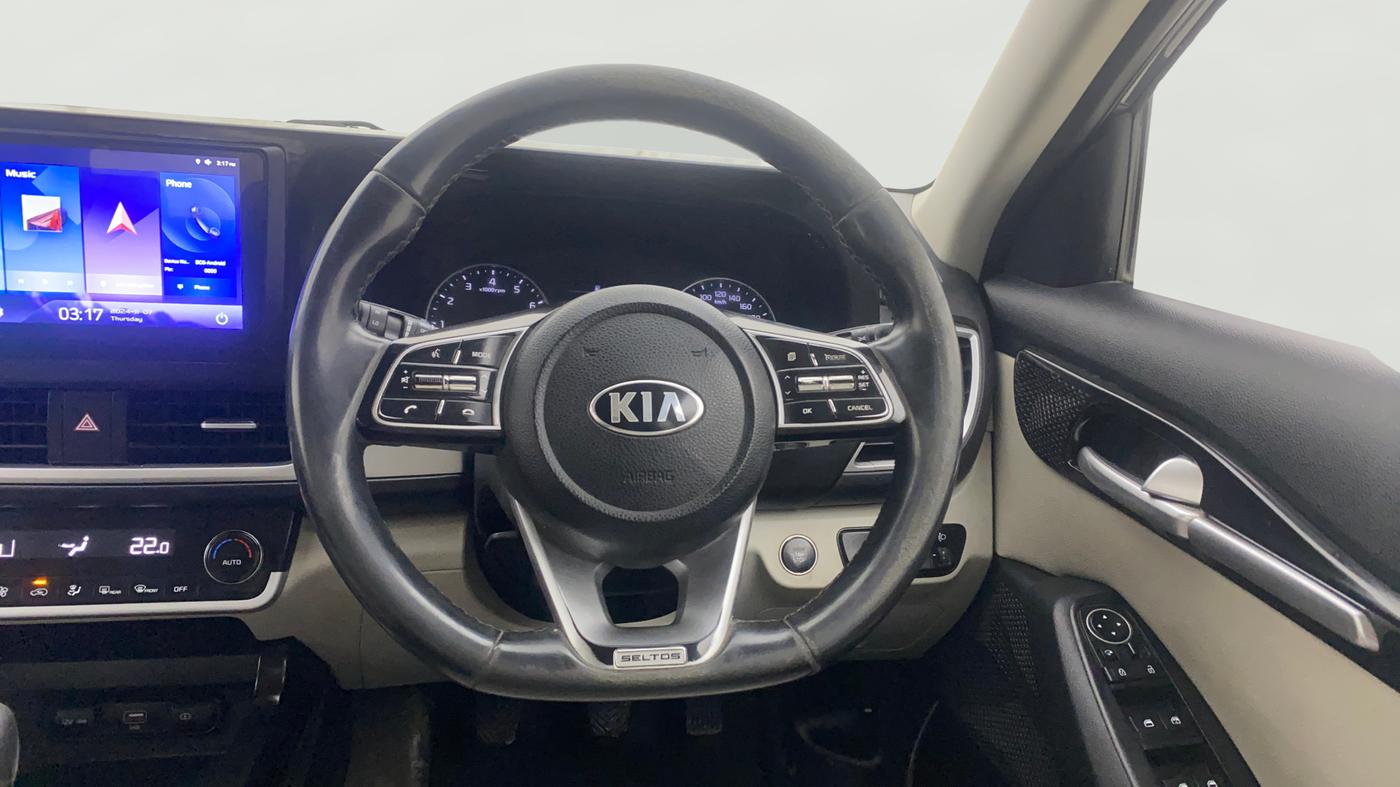 2020 KIA SELTOS HTX 1.5 PETROL, Petrol, Manual, 71,560 km, Steering Wheel Close Up