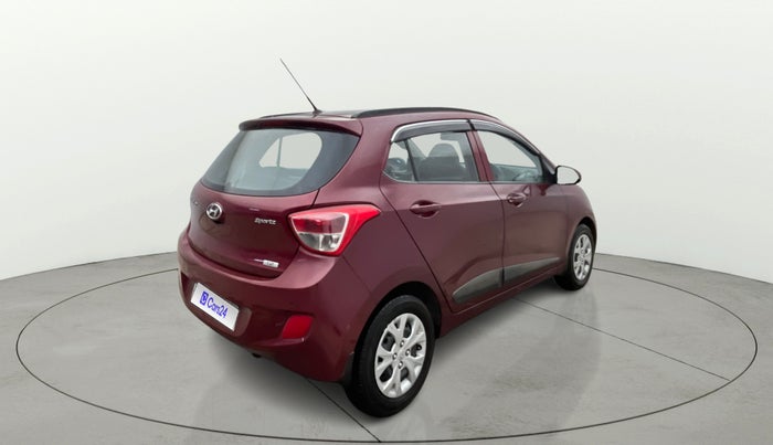 2015 Hyundai Grand i10 SPORTZ 1.2 KAPPA VTVT, Petrol, Manual, 50,396 km, Right Back Diagonal
