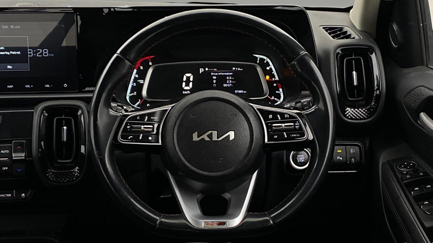 2021 KIA SONET GTX PLUS 1.5 AT, Diesel, Automatic, 97,981 km, Steering Wheel Close Up