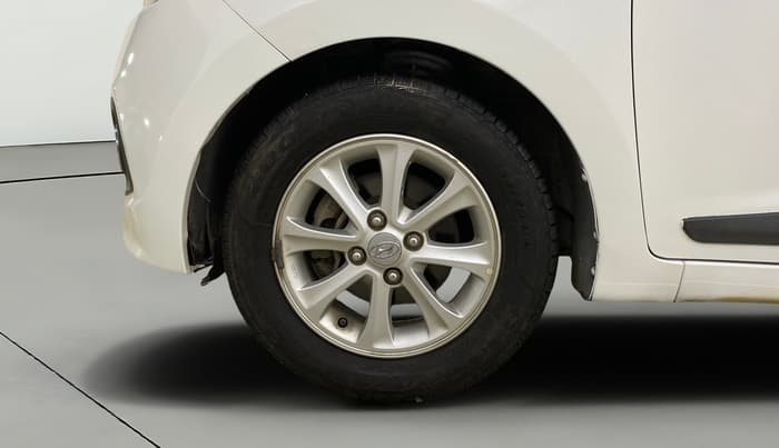 2015 Hyundai Grand i10 ASTA AT 1.2 KAPPA VTVT, Petrol, Automatic, 76,388 km, Left Front Wheel
