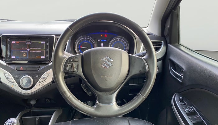 2018 Maruti Baleno ALPHA PETROL 1.2, Petrol, Manual, 51,557 km, Steering Wheel Close Up