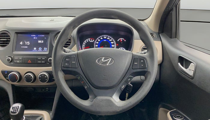 2018 Hyundai Grand i10 SPORTZ 1.2 KAPPA VTVT, Petrol, Manual, 35,470 km, Steering Wheel Close Up