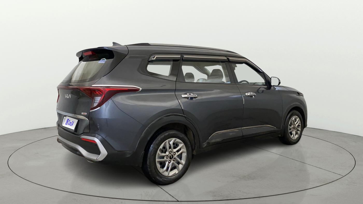 2023 KIA CARENS  PRESTIGE 1.5 TURBO PETROL IMT 7 STR , Petrol, Manual, 52,858 km, Right Back Diagonal
