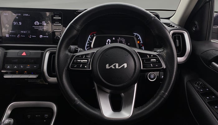 2024 KIA SONET HTX PLUS 1.0 TURBO PETROL IMT, Petrol, Manual, 33,565 km, Steering Wheel Close Up
