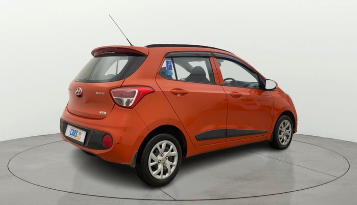 2019 Hyundai Grand i10 SPORTZ 1.2 KAPPA VTVT, Petrol, Manual, 15,126 km, Right Back Diagonal