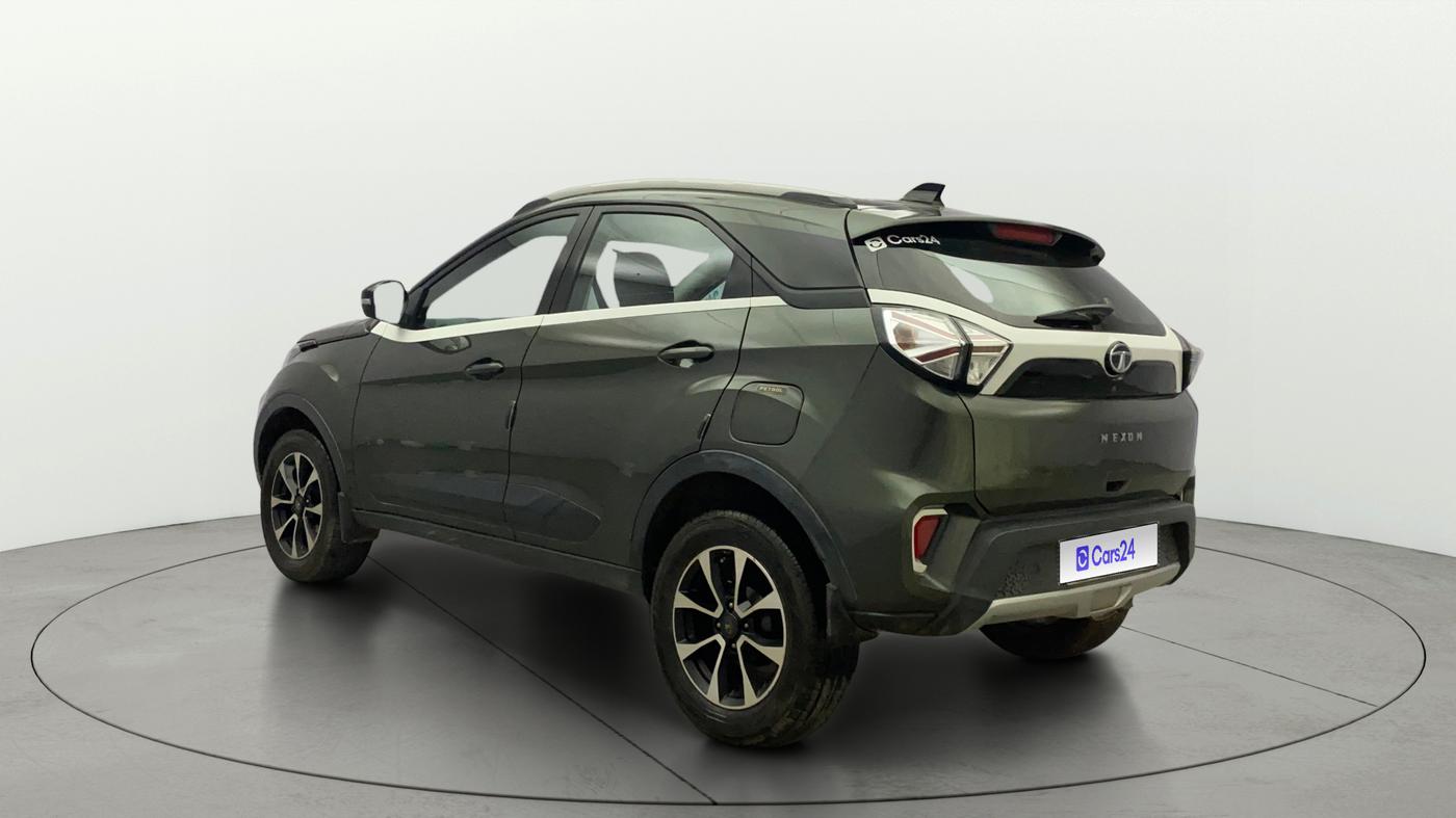 2020 Tata NEXON XZ PLUS PETROL, Petrol, Manual, 79,496 km, Left Back Diagonal