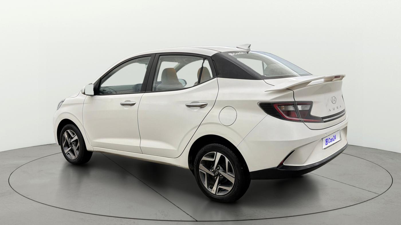 2023 Hyundai AURA SX PLUS 1.2 AMT, Petrol, Automatic, 14,929 km, Left Back Diagonal