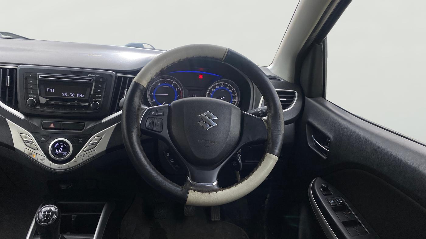 2016 Maruti Baleno DELTA PETROL 1.2, Petrol, Manual, 62,834 km, Steering Wheel Close Up