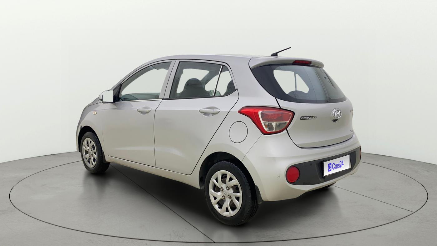 2017 Hyundai Grand i10 SPORTZ 1.2 KAPPA VTVT, Petrol, Manual, 40,483 km, Left Back Diagonal