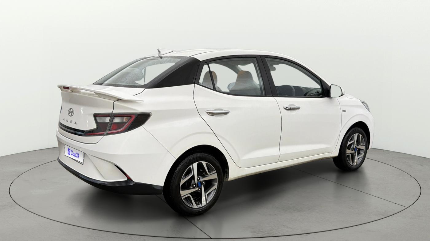 2023 Hyundai AURA SX PLUS 1.2 AMT, Petrol, Automatic, 14,929 km, Right Back Diagonal