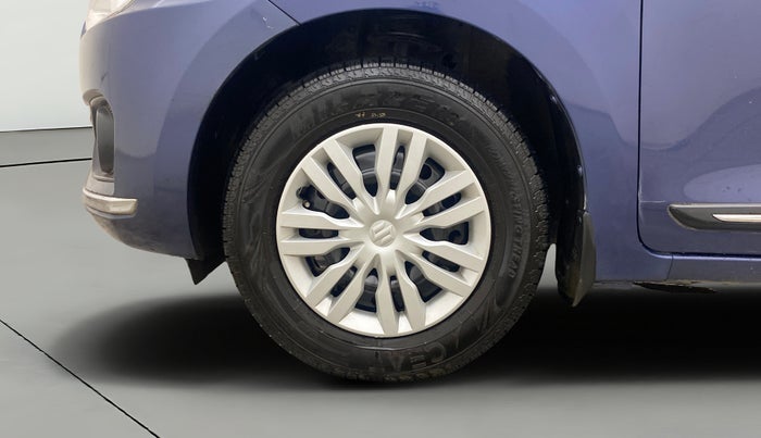 2018 Maruti Dzire VXI AMT, Petrol, Automatic, 88,575 km, Left Front Wheel