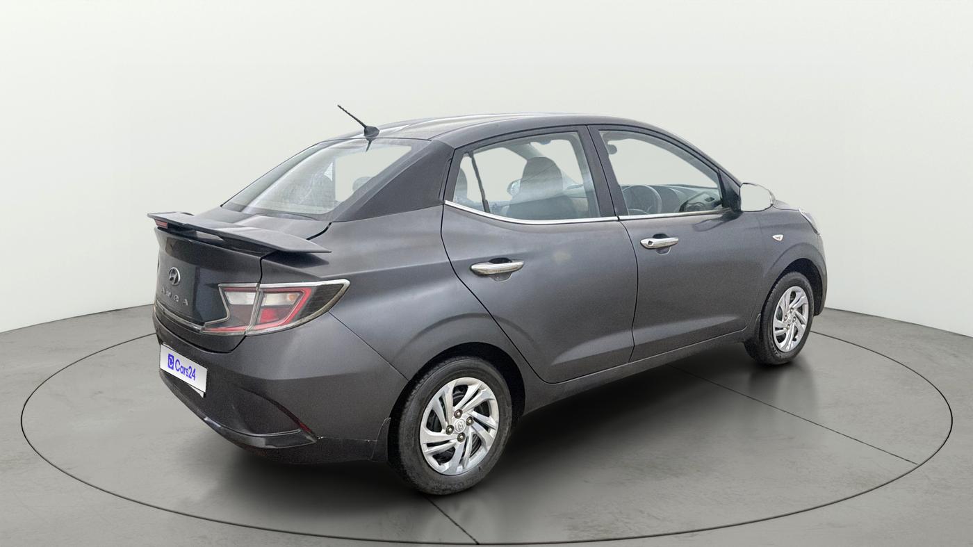 2022 Hyundai AURA S 1.2 CNG, CNG, Manual, 70,843 km, Right Back Diagonal
