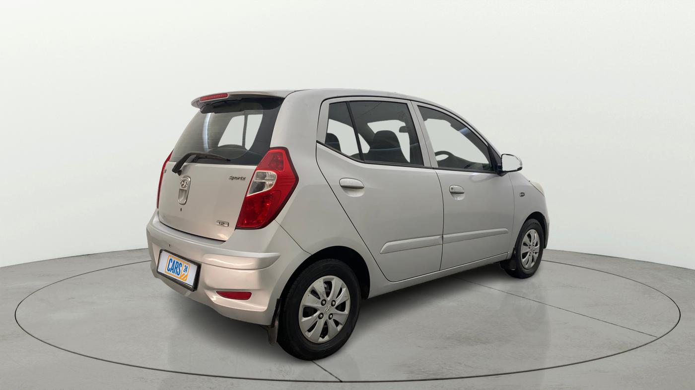 2013 Hyundai i10 SPORTZ 1.2, CNG, Manual, 96,687 km, Right Back Diagonal