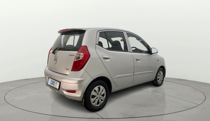 2013 Hyundai i10 SPORTZ 1.2, CNG, Manual, 96,631 km, Right Back Diagonal