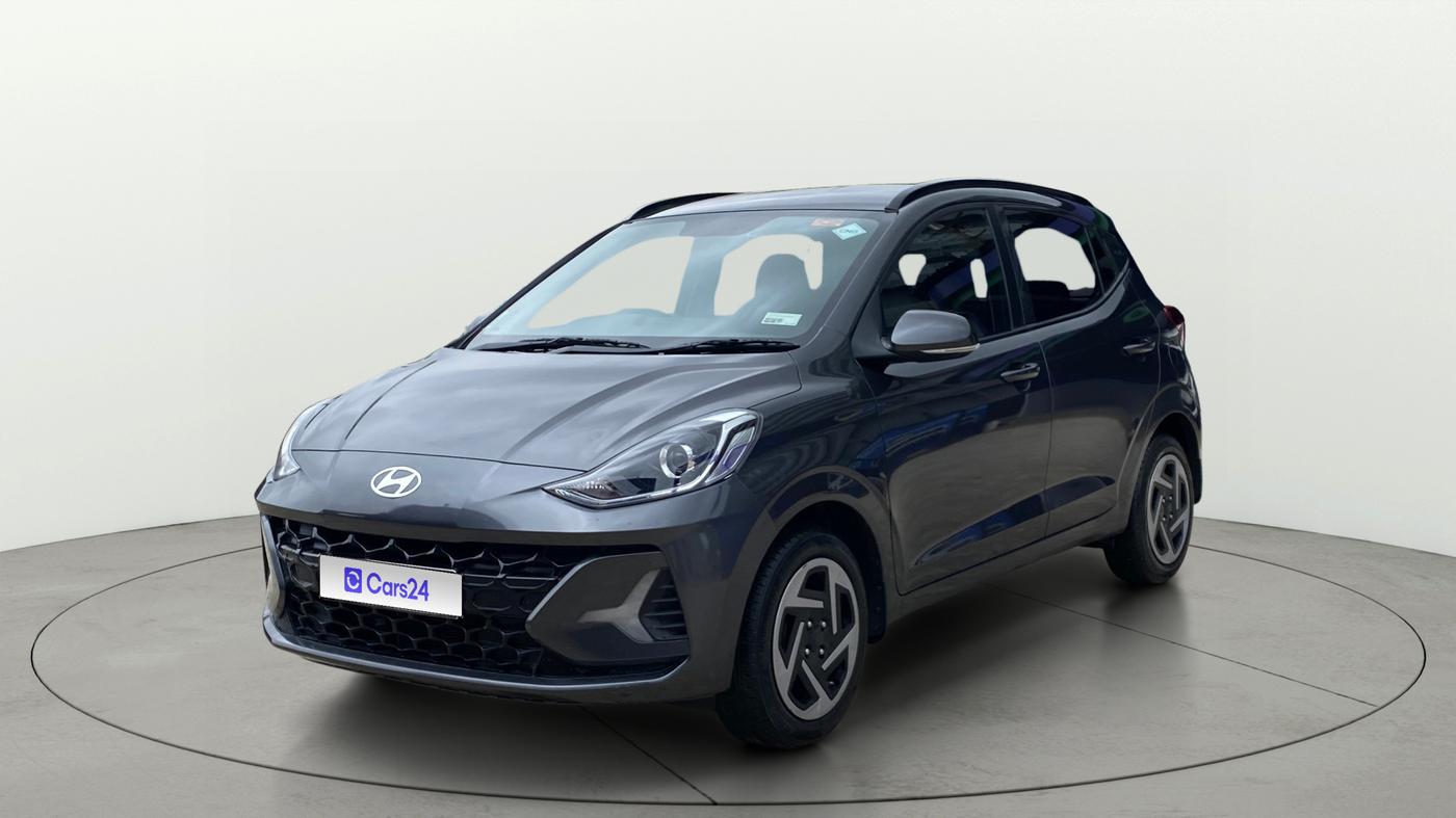 2025 Hyundai Grand i10 Sportz 1.2 Hy-CNG Duo, CNG, Manual, 26,420 km, Left Front Diagonal