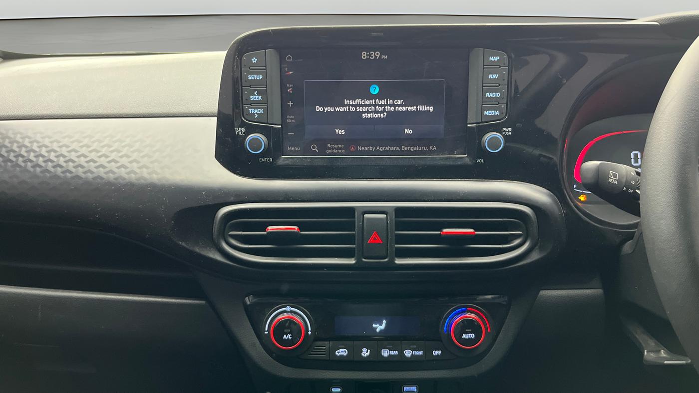 2024 Hyundai EXTER SX (O) Connect 1.2 MT Knight Edition Dual Tone, Petrol, Manual, 12,714 km, Air Conditioner