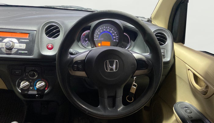 2015 Honda Amaze 1.2L I-VTEC S, Petrol, Manual, 92,331 km, Steering Wheel Close Up