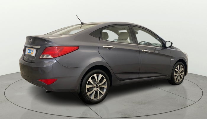 2015 Hyundai Verna FLUIDIC 4S 1.6 VTVT S(O), Petrol, Manual, 53,855 km, Right Back Diagonal